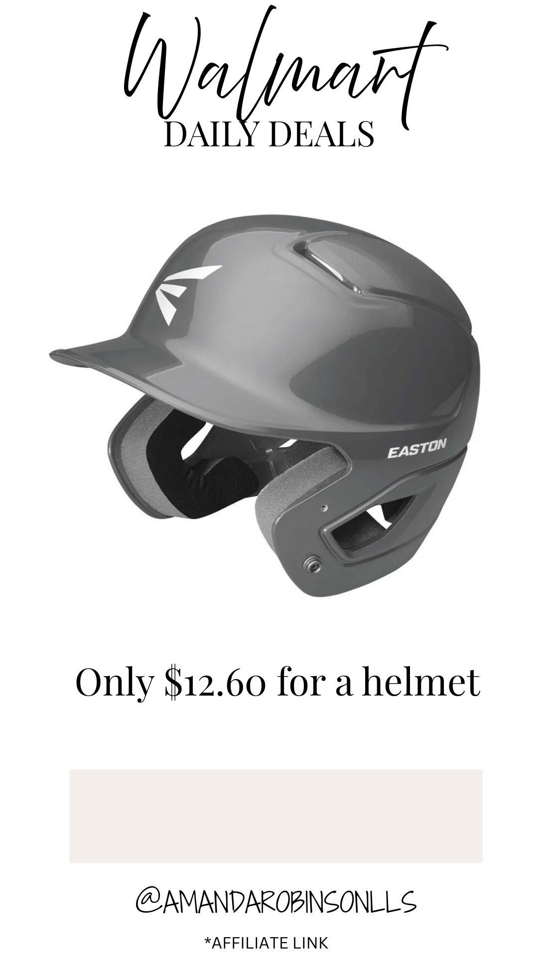 Walmart Daily Deals
Baseball helmet 

#LTKKids #LTKSaleAlert