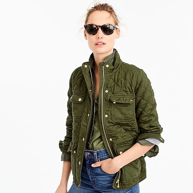 Quilted downtown field jacket | J. Crew US