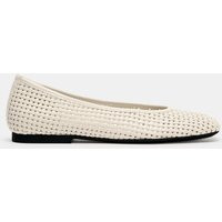 Zara - Braided Ballet Flats - Off White - 11 - Woman | Zara US