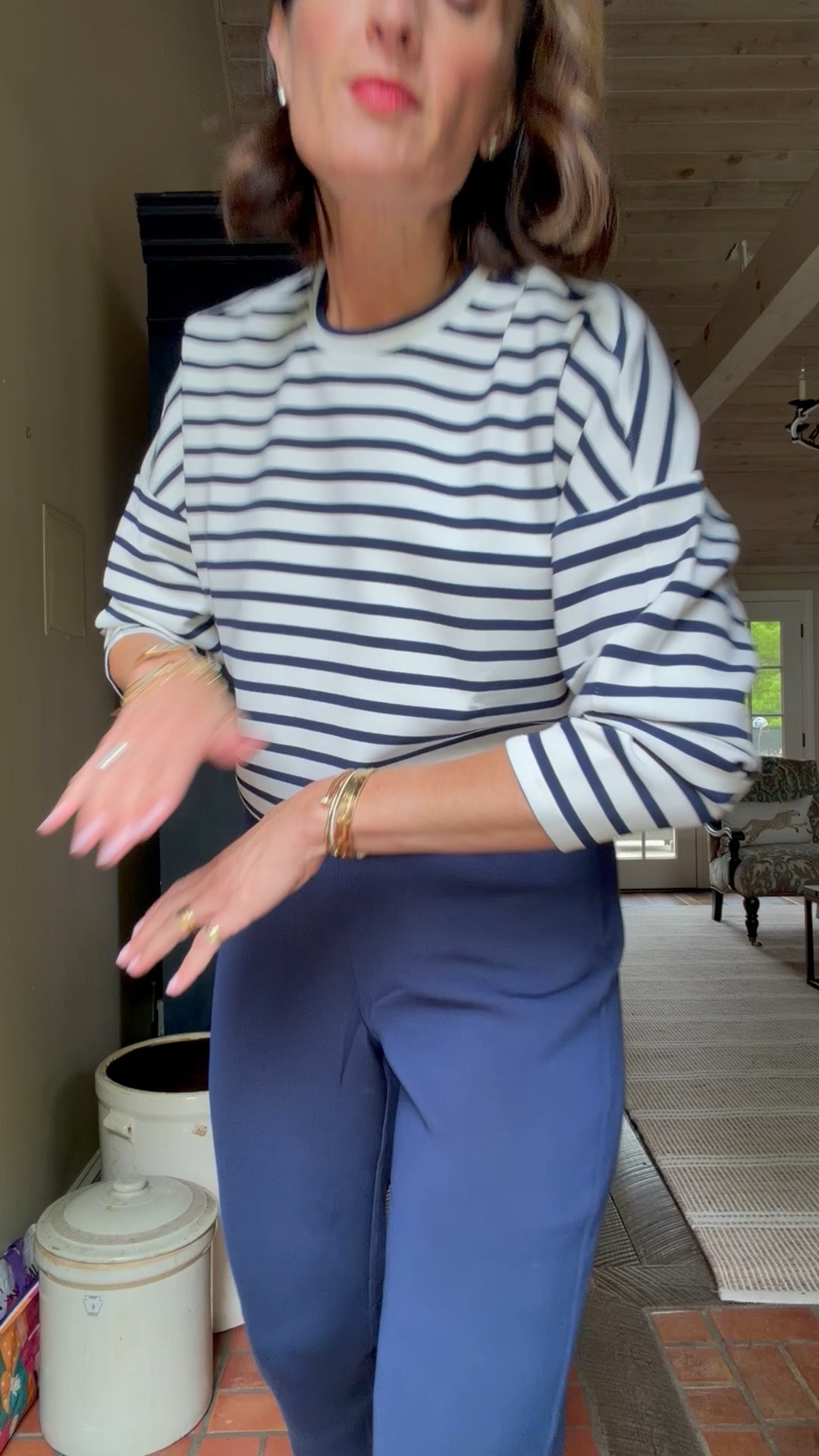 Here are three lounge/workout outfits I’m loving from @Spanx .So comfortable and flattering. Use GUZZIXSPANX for 15% off your first order. #spanxpartner