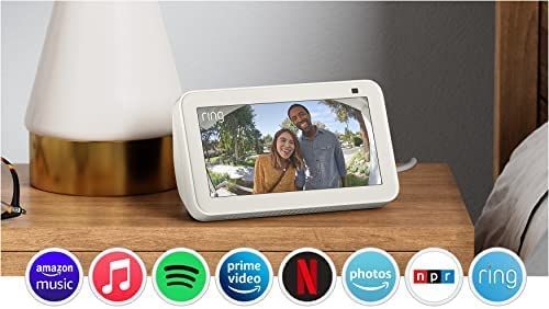 Echo Show 5 (2nd Gen, 2021 release) | Smart display with Alexa and 2 MP camera | Glacier White | Amazon (US)