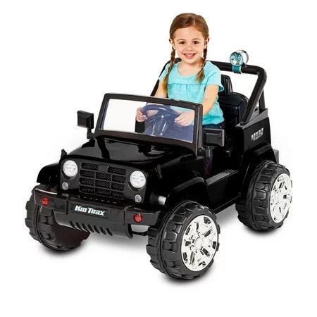 Kid Trax Fun Chaser 6V Battery Powered Ride-On, Black | Walmart (US)
