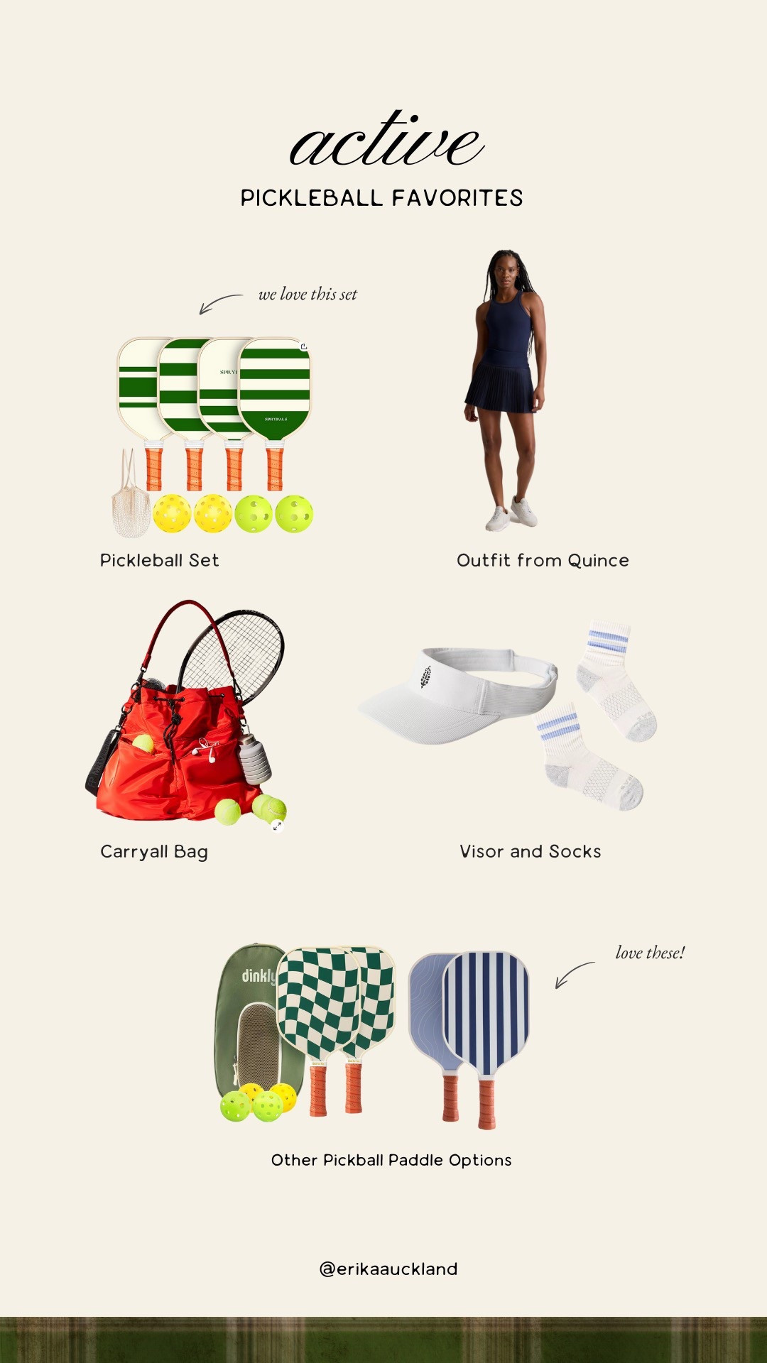Pickleball Favs 

#LTKActive #LTKSeasonal #LTKStyleTip