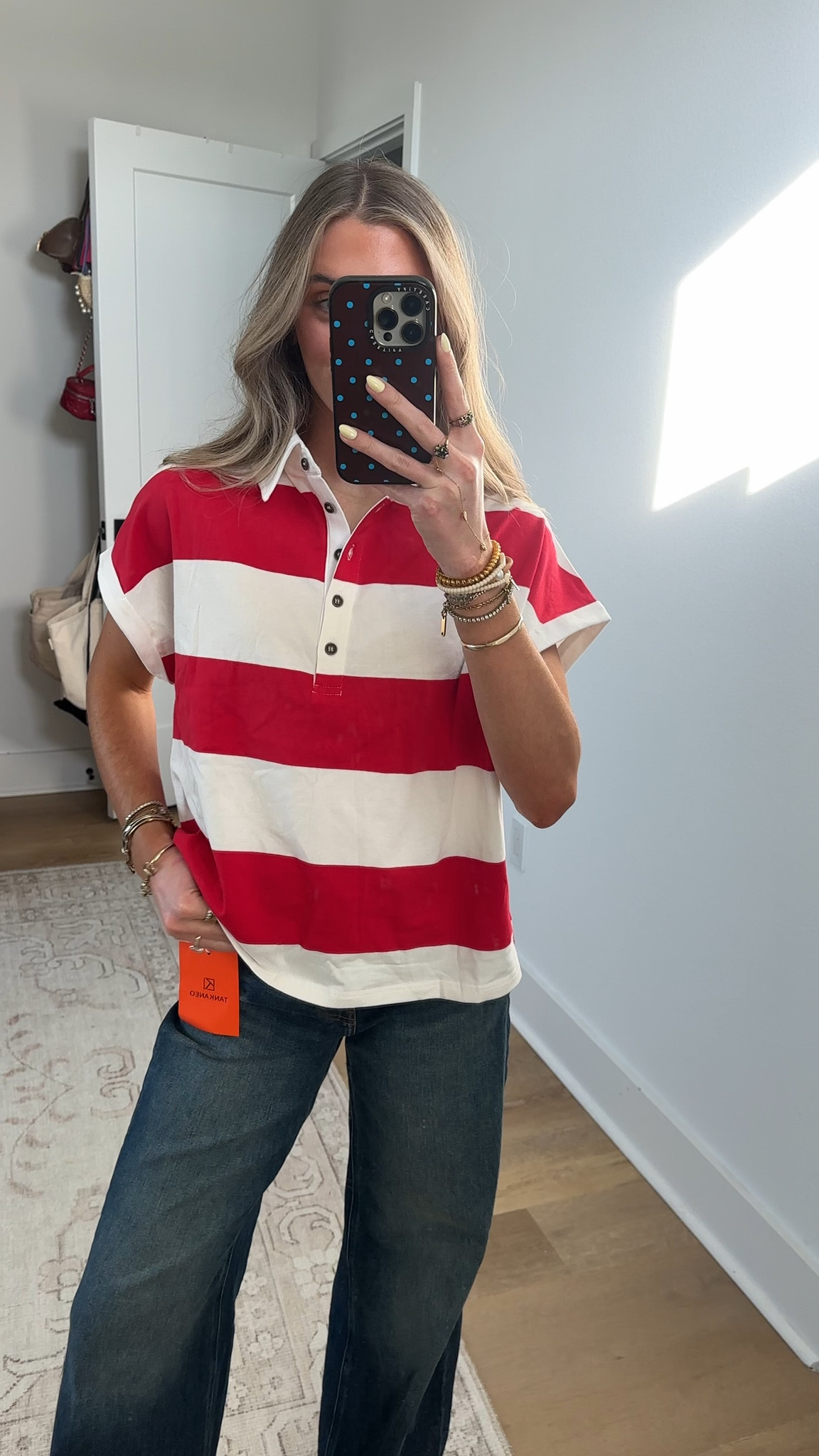 Amazon size small Tankaneo Womens Striped Polo Shirts Summer Short Sleeve Rugby Shirt Oversized Cotton Collared Casual Loose Cropped Tee Tops

#freepeople #lookforless #affordablefashion #budgetfriendly #budgetfashion #freepeopleinspired #freepeopledupes #amazon #amzonfinds #amazonmusthaves #amazonvirtualtryon #amazonfavorites #amazonfashion #founditonamazon #founditonamazonfashion amazon haul, amazon clothing haul, affordable fashion, clothing haul, spring clothing haul, summer clothing haul, amazon fashion, amazon finds, amazon fashion 2026. 

#LTKSeasonal #LTKSaleAlert #LTKootd