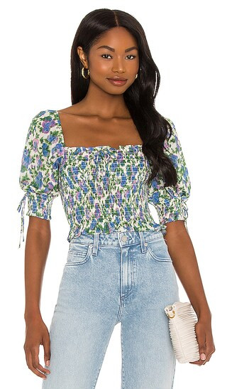 Bridget Crop Top in Wisteria | Revolve Clothing (Global)