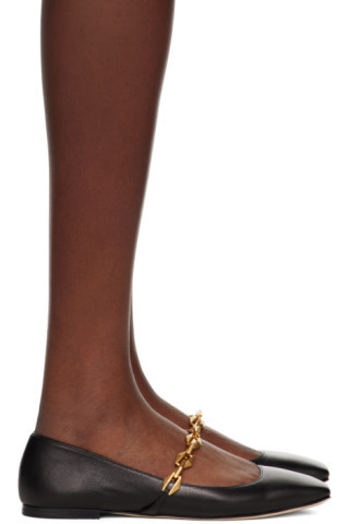 Black Diamond Tilda Ballerina Flats | SSENSE