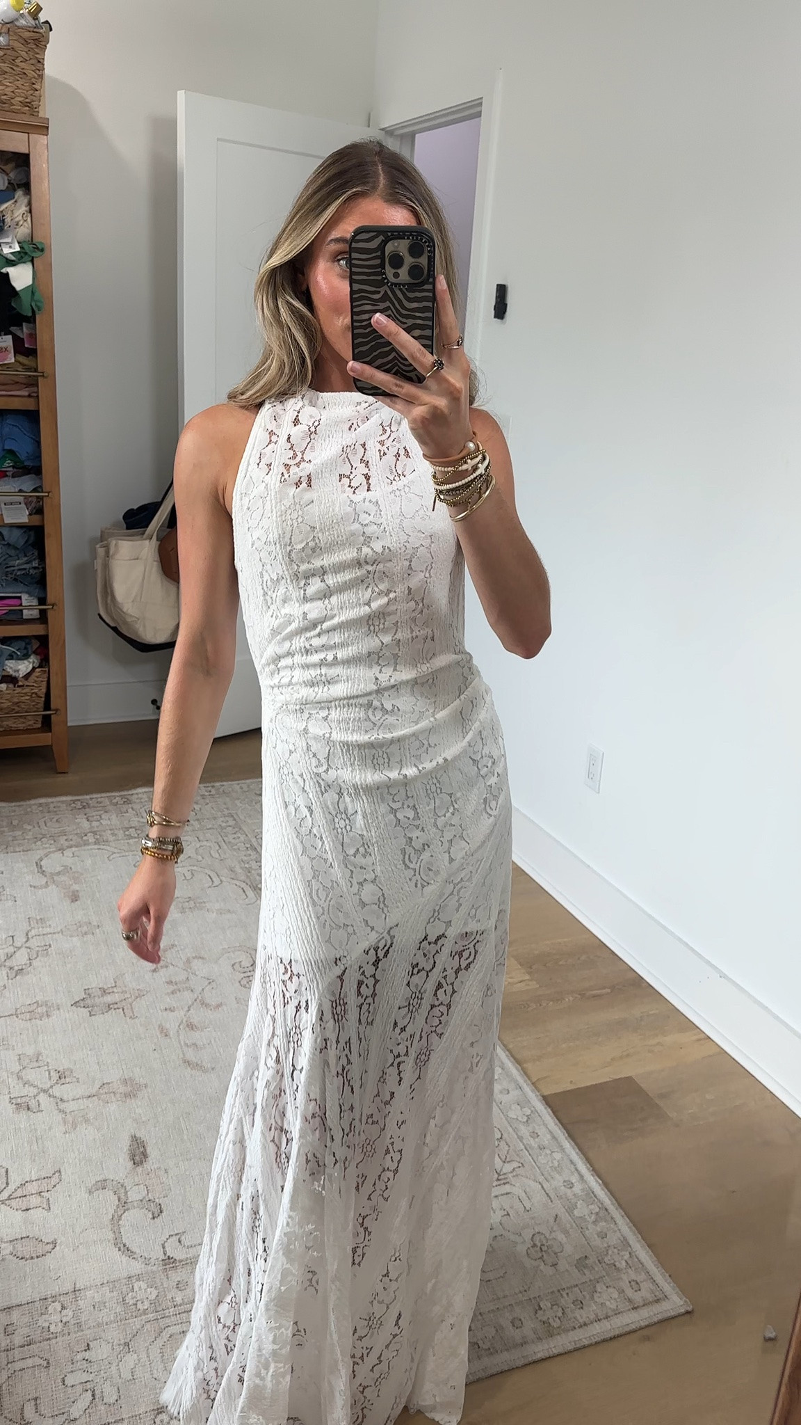 @Revolve Henrietta high neck maxi dress. the struggle of finding white dresses in August-September is so real I ordered what felt like half the @Revolve website lol (filmed back in Aug) definitely some really good white dress options for different occasions 💍 5’4/xs 

#whitedress #2027bride #bridaldresses #whitedresshaul #bridaleradress

#LTKWedding #LTKootd #LTKdayinmylife
