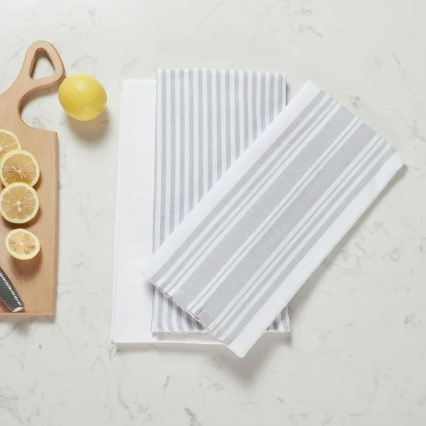 Better Homes & Gardens Culinary Stripe Kitchen Towel, Set of 3, Multiple Colors | Walmart (US)