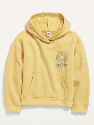 Vintage Logo-Graphic Pullover Hoodie for Girls | Old Navy (US)