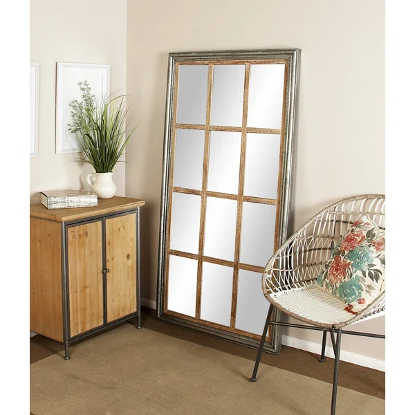Vanmatre Window Pane Floor Mirror | Wayfair North America