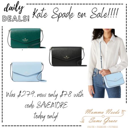 Kate Spade bag only $78 with code SAVEMORE

#LTKfindsunder100 #LTKitbag #LTKfindsunder50