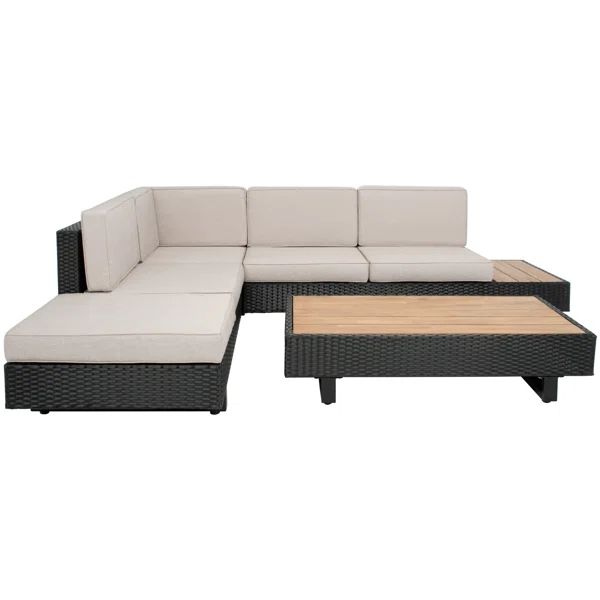 Reberta 5 - Person Outdoor Seating Group with Cushions | Wayfair North America