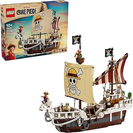 LEGO ONE Piece The Going Merry Pirate Ship Building Blocks - Pretend Play Adventure Toy for Boys ... | Amazon (US)