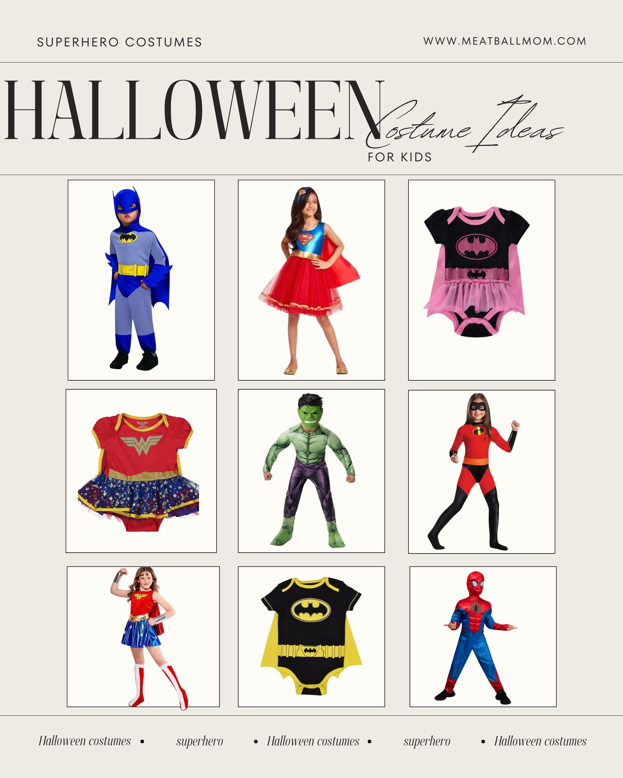 Halloween costume ideas for kids! Superhero costumes

#LTKHalloween #LTKKids #LTKFindsUnder50