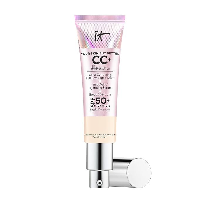 IT Cosmetics Your Skin But Better CC+ Cream Illumination, Fair (W) - Color Correcting Cream, Full... | Amazon (US)