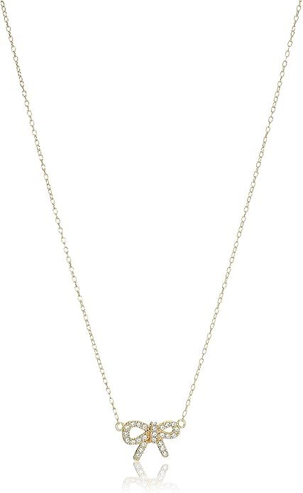 Amazon Collection Crystal Motif Necklace Pendant in Sterling Silver, 16" + 2" Extender | Amazon (US)