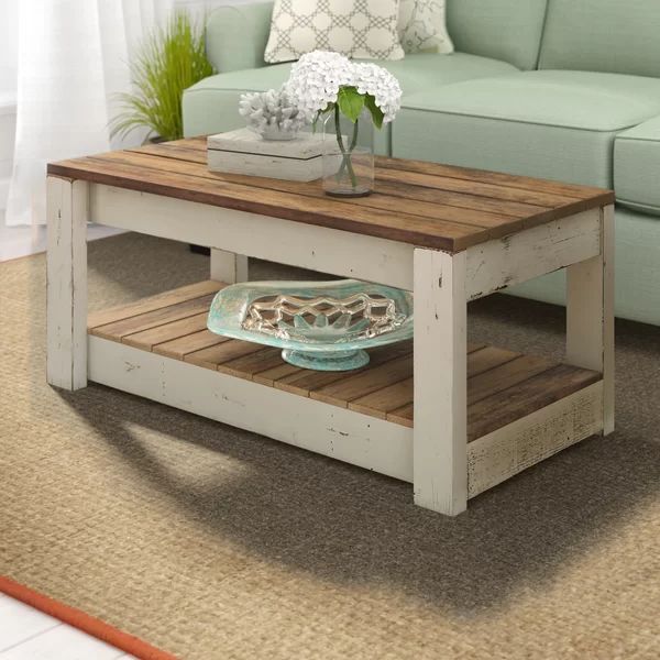 Elihu Solid Wood 4 Legs Coffee Table | Wayfair North America