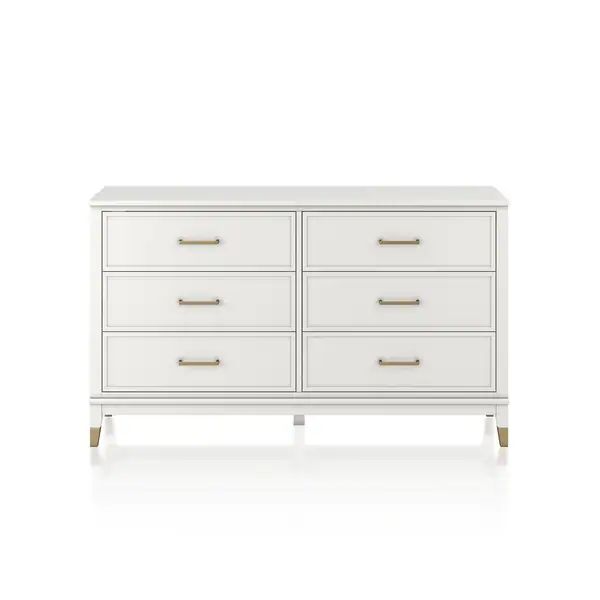 CosmoLiving by Cosmopolitan Westerleigh 6 Drawer Dresser - White | Bed Bath & Beyond