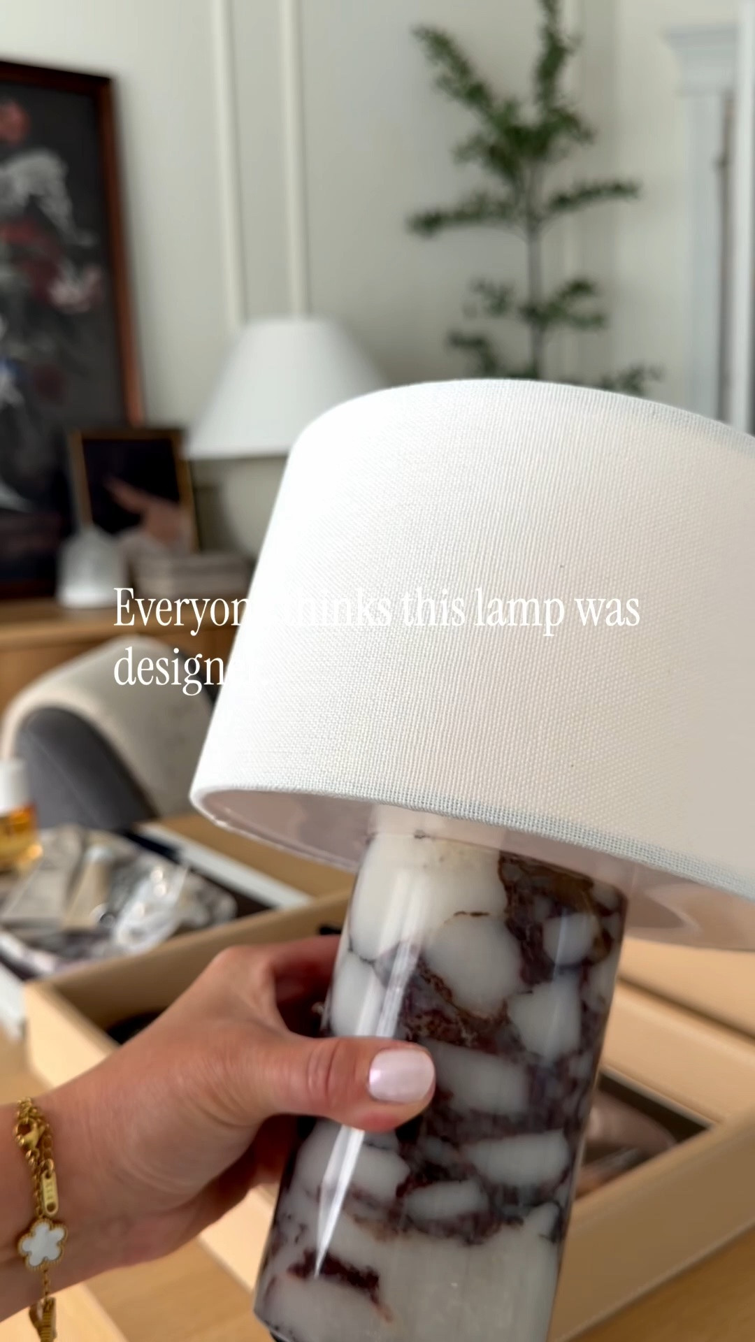 Designer look for less ✨

This rechargeable marble lamp instantly makes a space feel more elevated. No cords, a warm glow, and one of my favorite pieces for styling consoles, shelves, and side tables. 🤍

#LTKHome