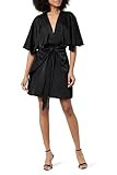 The Drop Women's Estelle Deep V-Neck Front-Tie Mini Dress | Amazon (US)