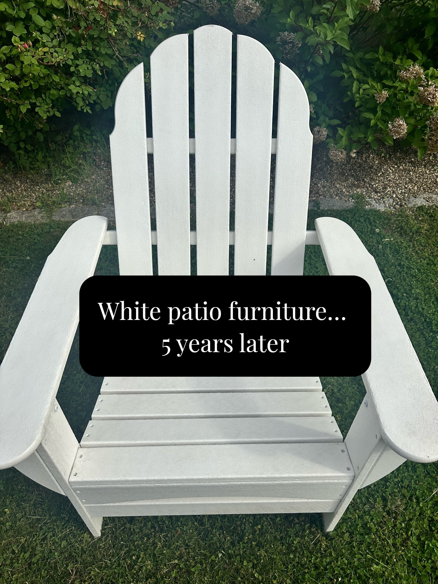 I really thought white patio furniture was going to be impossible to keep clean 😂

But this Polywood chair is over 5 years old and still looks so good. We use 30 Second Cleaner on it and it honestly cleans up way easier than I expected.

Linking the cleaner plus some beautiful white patio furniture finds because investing in quality outdoor furniture really does make a difference.

Share this with someone working on their patio this summer
Follow me for daily finds + real life in between

white patio furniture | Polywood chairs | outdoor patio ideas | backyard patio setup | patio refresh ideas | white Adirondack chairs | outdoor furniture finds | summer patio decor | outdoor living ideas | patio inspiration

#PatioFurniture #OutdoorLiving #PatioRefresh #BackyardPatio #LTKHome

#LTKHome #LTKSeasonal #LTKSaleAlert