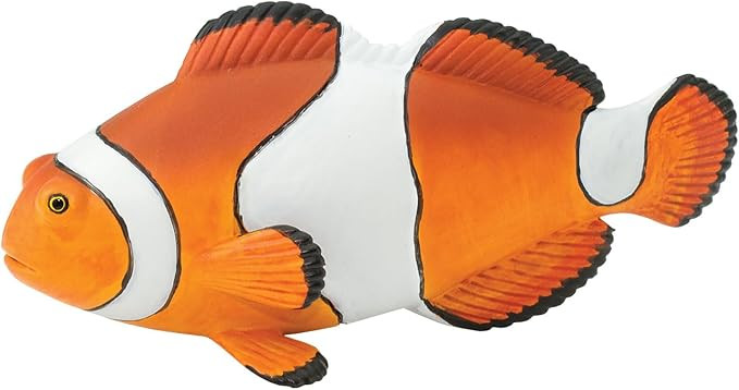 Safari Ltd. Clown Anemonefish Figurine - Detailed 4.75" Plastic Model Figure - Fun Educational Pl... | Amazon (US)