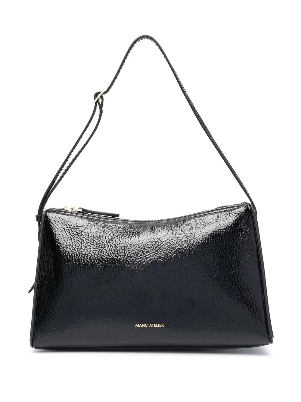 Manu Atelier Prism patent-leather Shoulder Bag - Farfetch | Farfetch Global