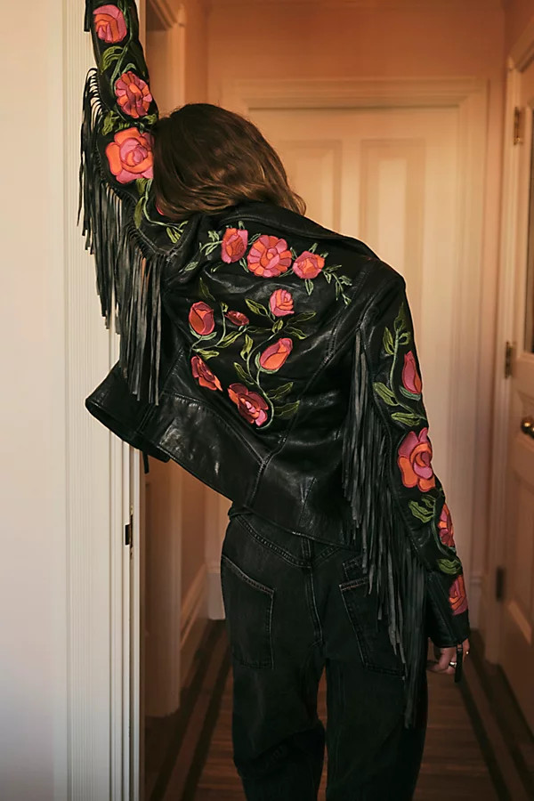 FP X Mauritius Crissy Floral Fringe Jacket | Free People (Global - UK&FR Excluded)