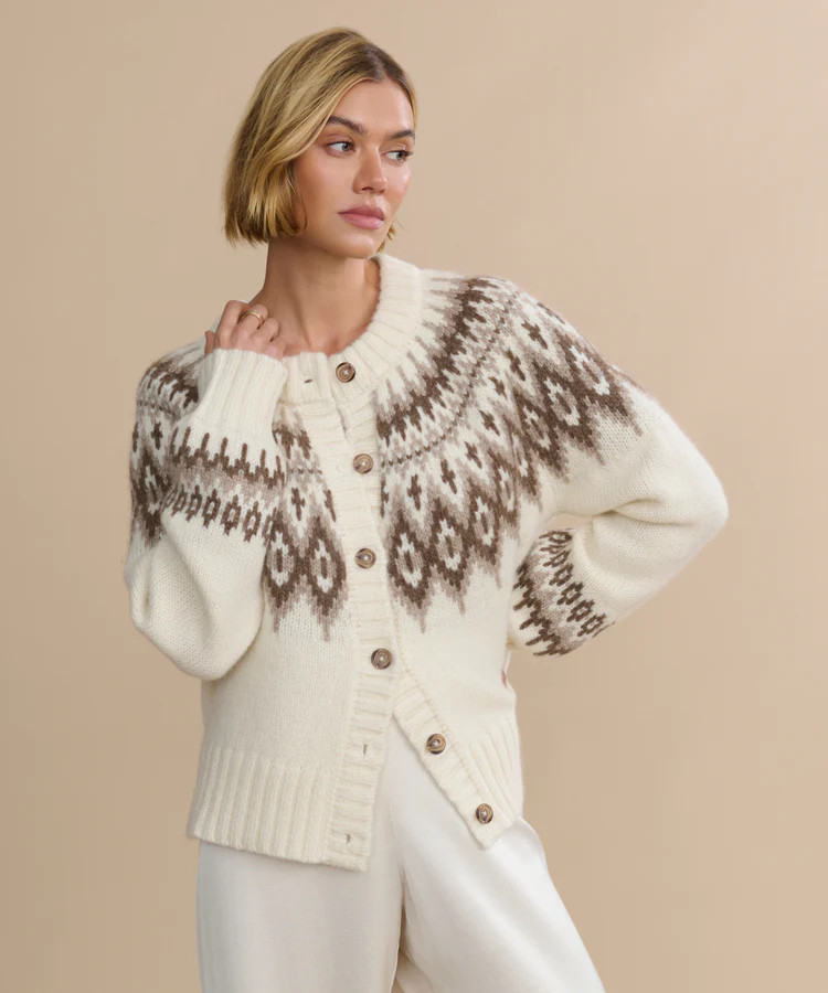 Thatcher Crewneck Cardigan | Jenni Kayne