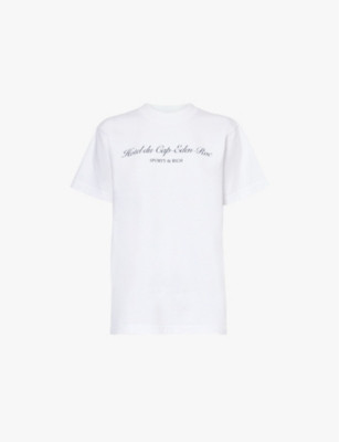 Eden logo text-print cotton-jersey T-shirt | Selfridges