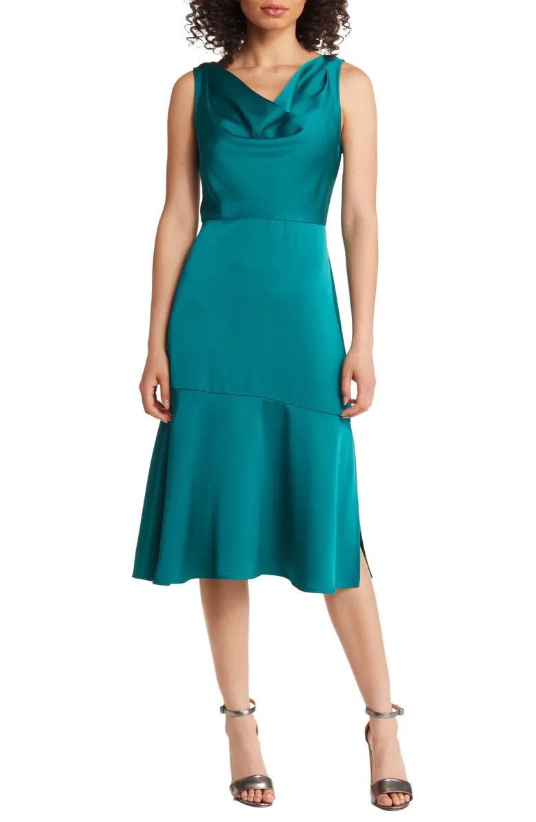Drape Neck Cocktail Dress | Nordstrom
