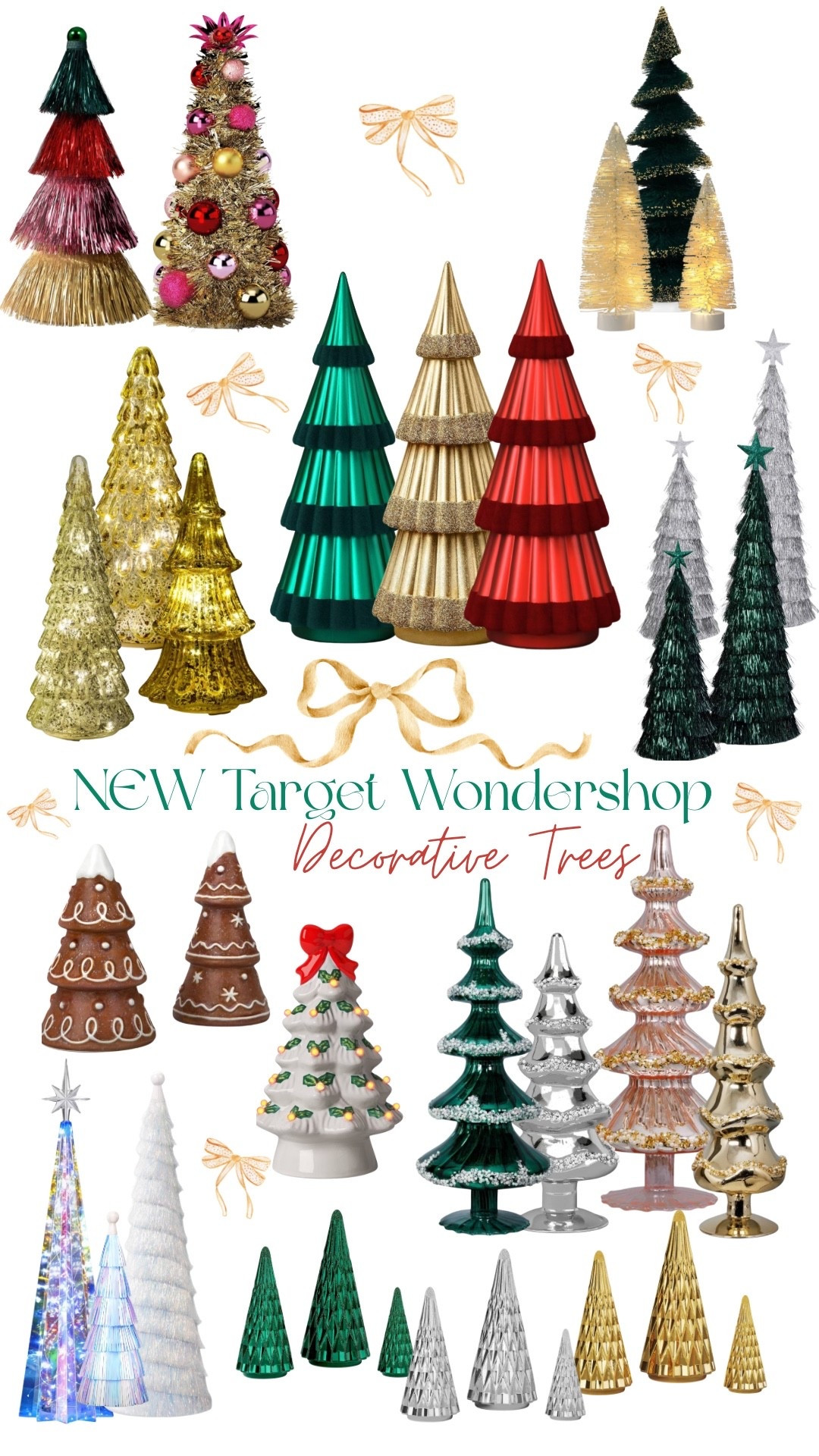 Target dropped their Wondershop Christmas collection today and I’m loving their trees this year! I grabbed the glass ones and the tinsel ones are in my cart!

#LTKHome #LTKSeasonal #LTKFindsUnder50