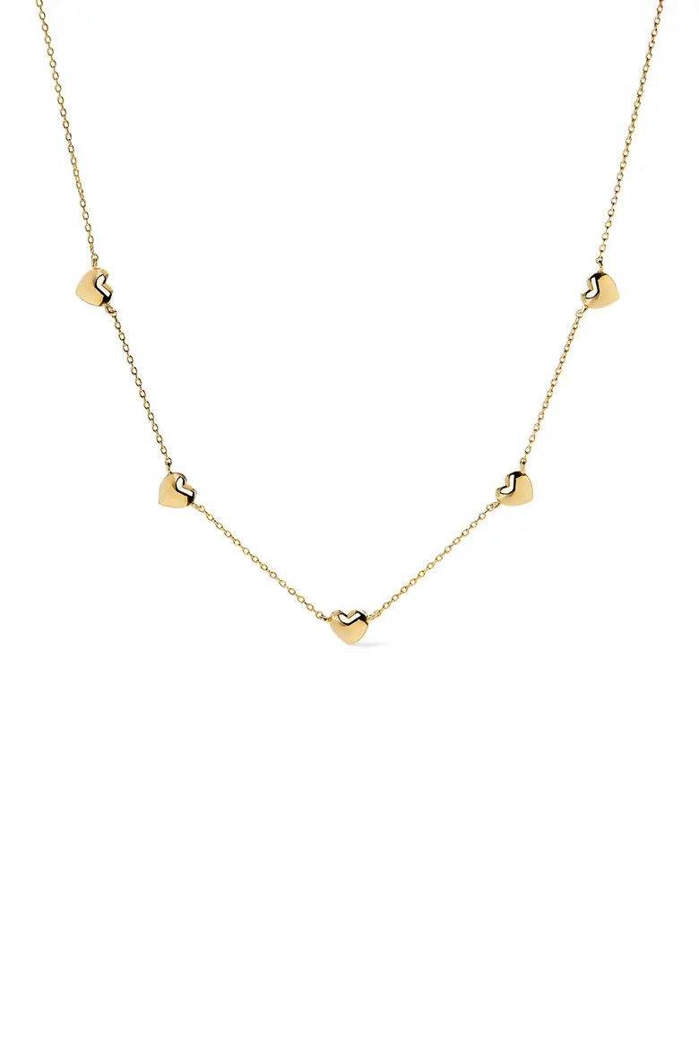 Lev Mini Heart Station Necklace (Women) | Nordstrom | Nordstrom