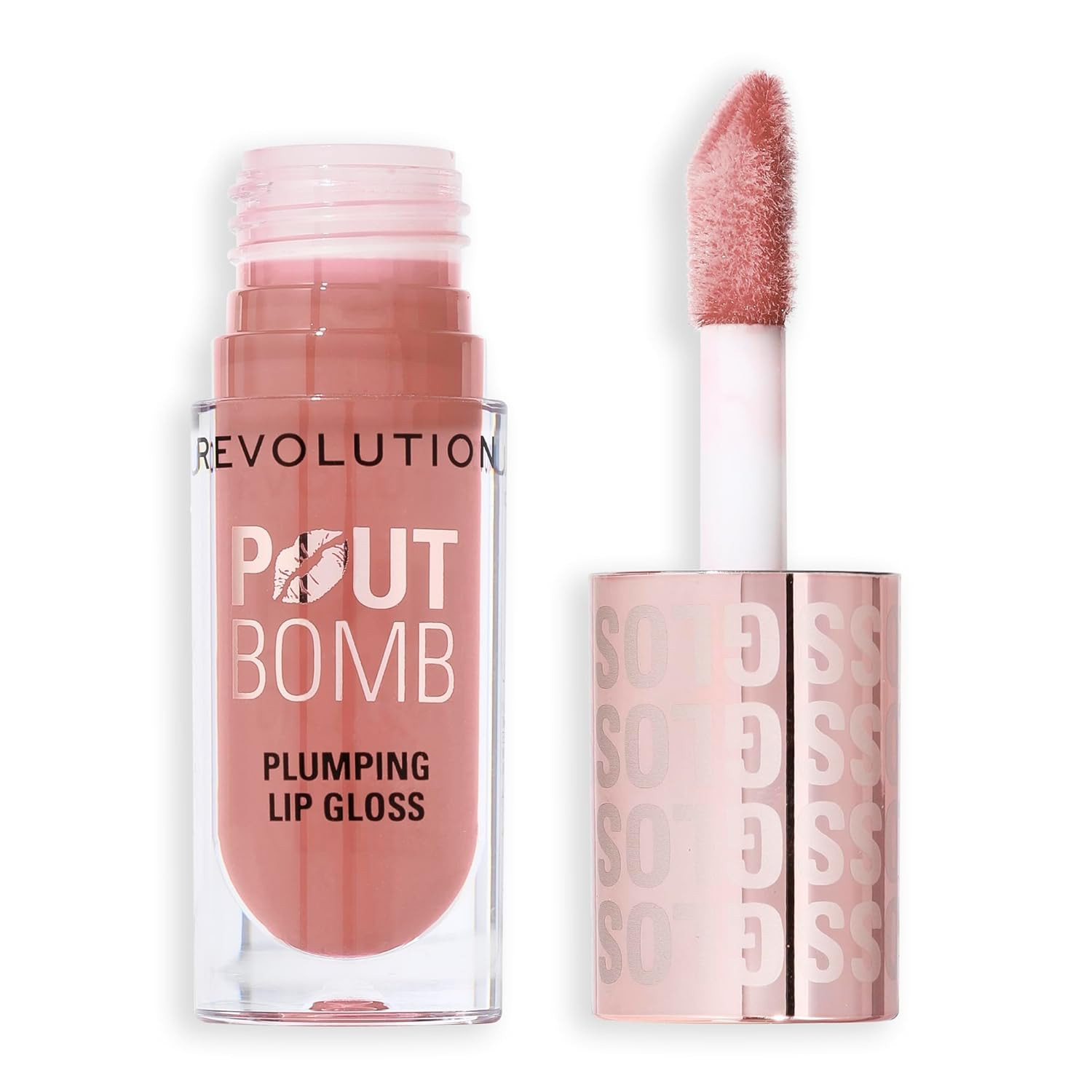 Revolution, Pout Bomb Plumping Lip Gloss, Buildable, High Shine for Hydrating, Plumping Finish, B... | Amazon (US)