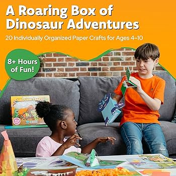 Craftikit\u00ae 20 Award-Winning Dinosaur Crafts for Kids - All-Inclusive Fun Dinosaur Crafts for... | Amazon (US)