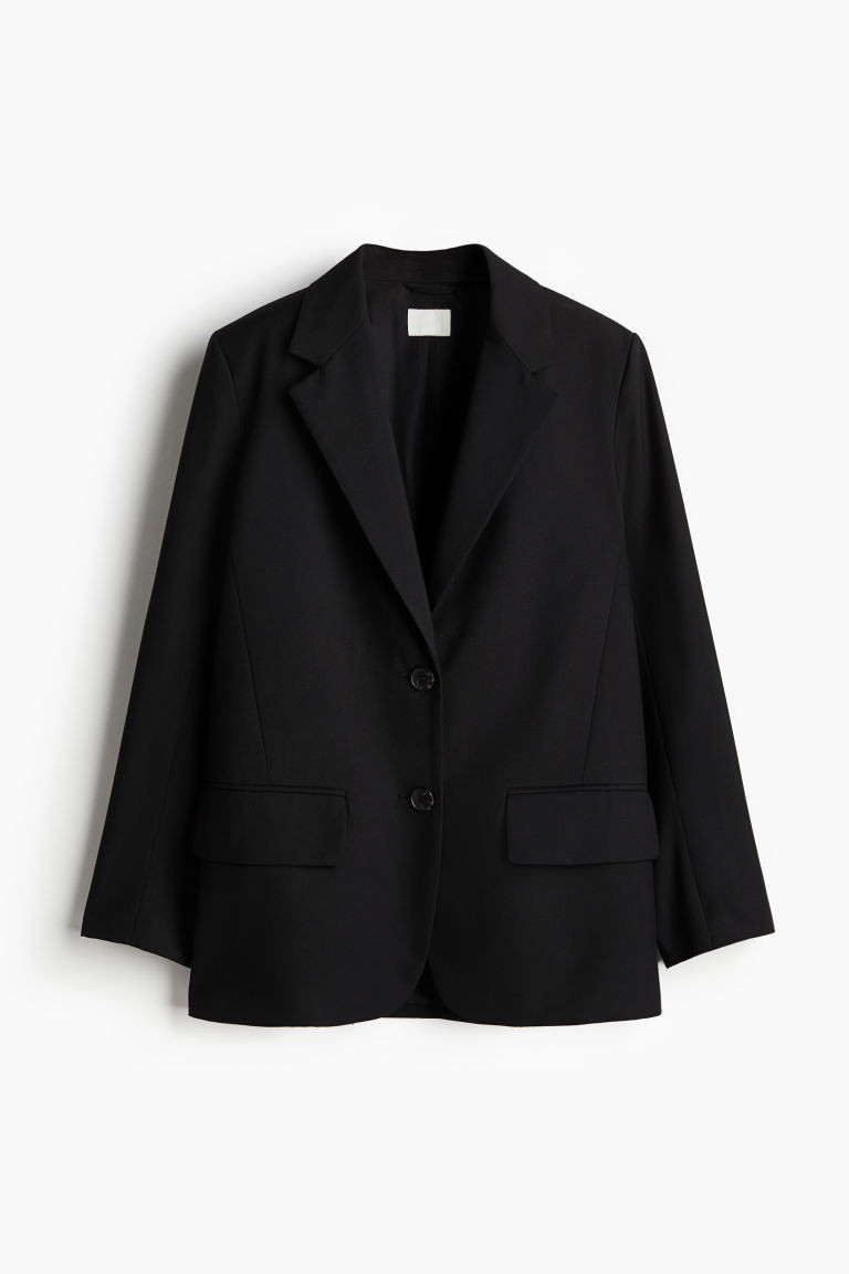 H & M - Single-Breasted Blazer - Black | H&M (US + CA)