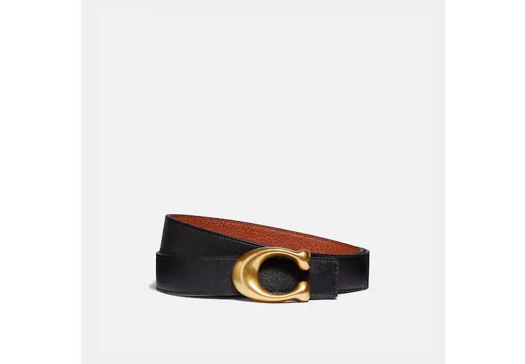 Signature Buckle Reversible Belt, 32 Mm | Coach (US)