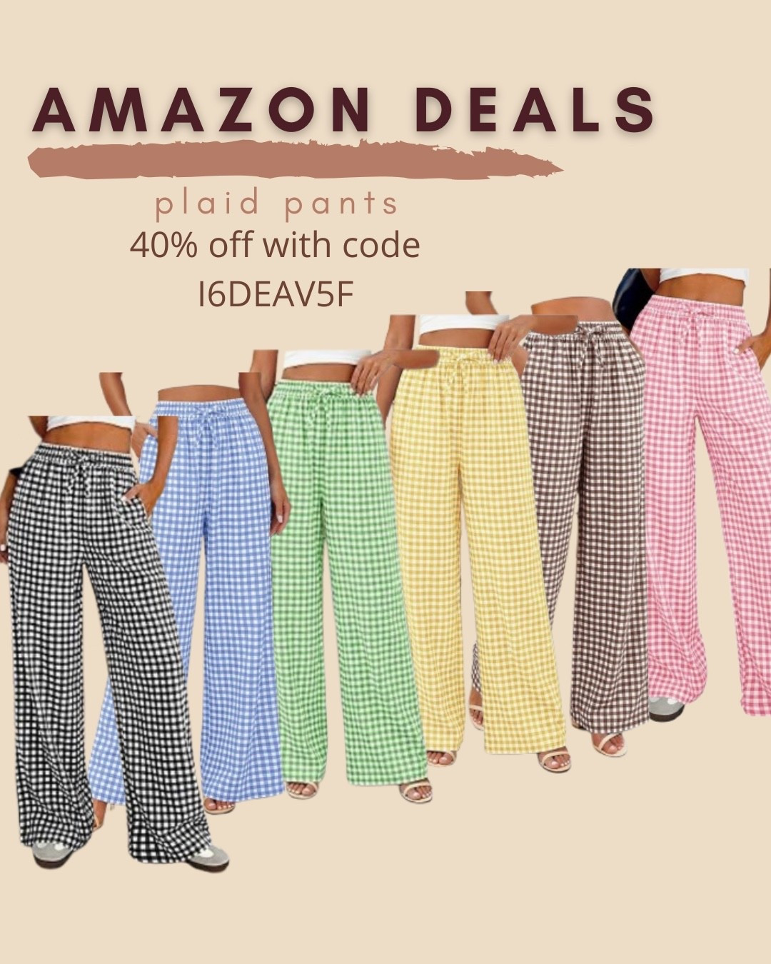$12 ends 8/19

Amazon fashion
Amazon deals
Plaid pants
Comfy pants
Resort wear
Vacation outfit
Lounge wear

#LTKSaleAlert