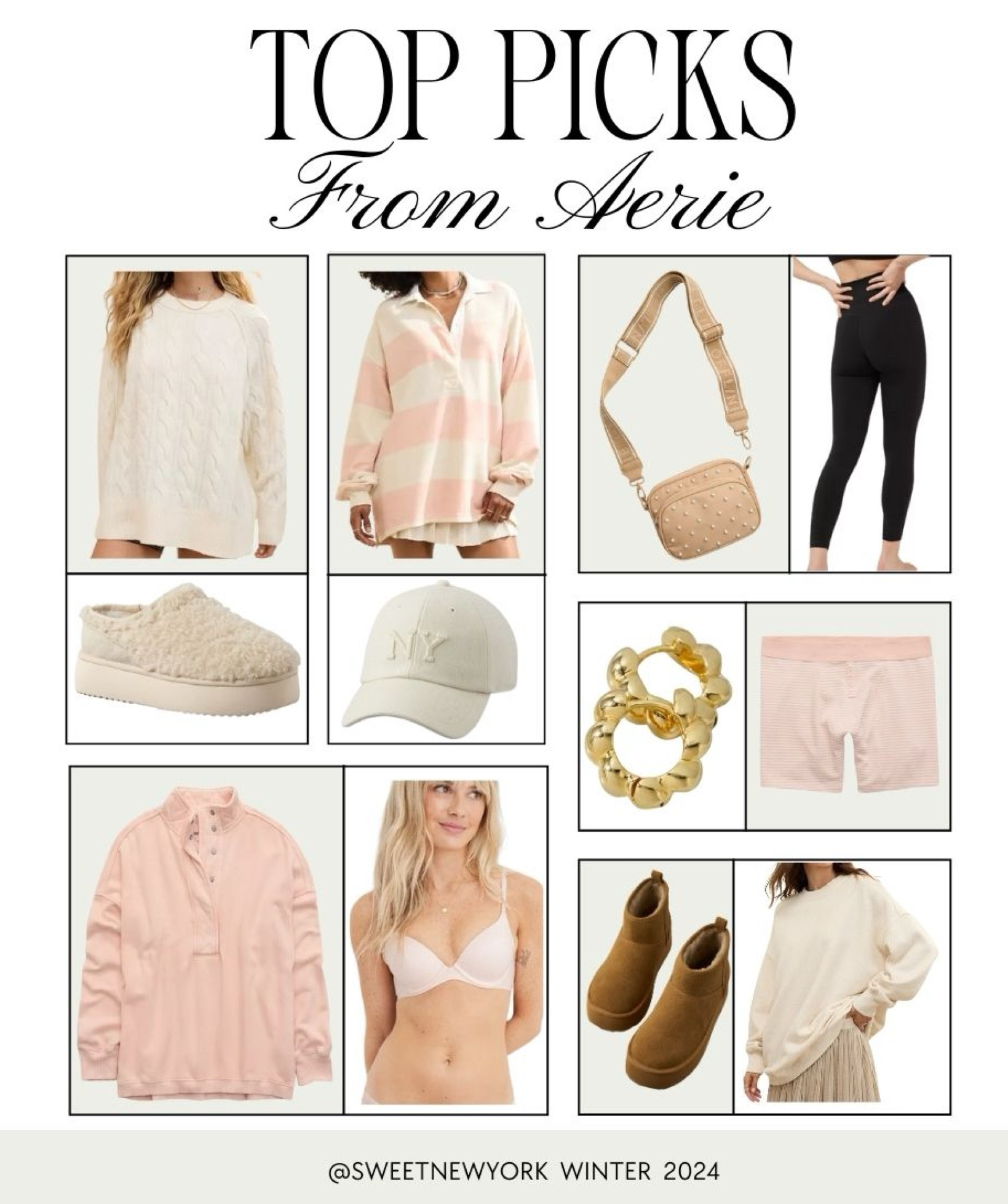 Top picks from Aerie and American Eagle, gifts for her, winter outfits, outfit ideas, loungewear, teen girl gifts, college outfits, preppy outfits, pink aesthetic, clogs, sherpa, oversized sweaterrs

#LTKGiftGuide #LTKStyleTip #LTKSeasonal