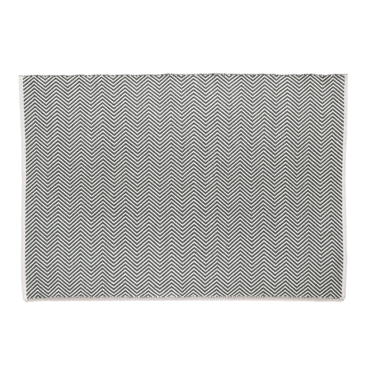 100% Recycled -  Zig Zag Pattern Woven Rug | La Redoute (UK)