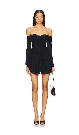 Kristiana Mini Dress in Black | Revolve Clothing (Global)