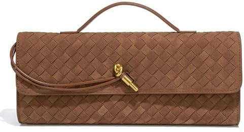 Trendy Woven Evening Clutch Purses Women Underarm Shoulder Handbag Cute Satchels Crossbody Purse ... | Amazon (US)