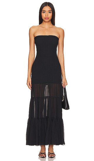 ROTATE Strapless Dress in Black. Size 38, 42. | Revolve Clothing (Global)