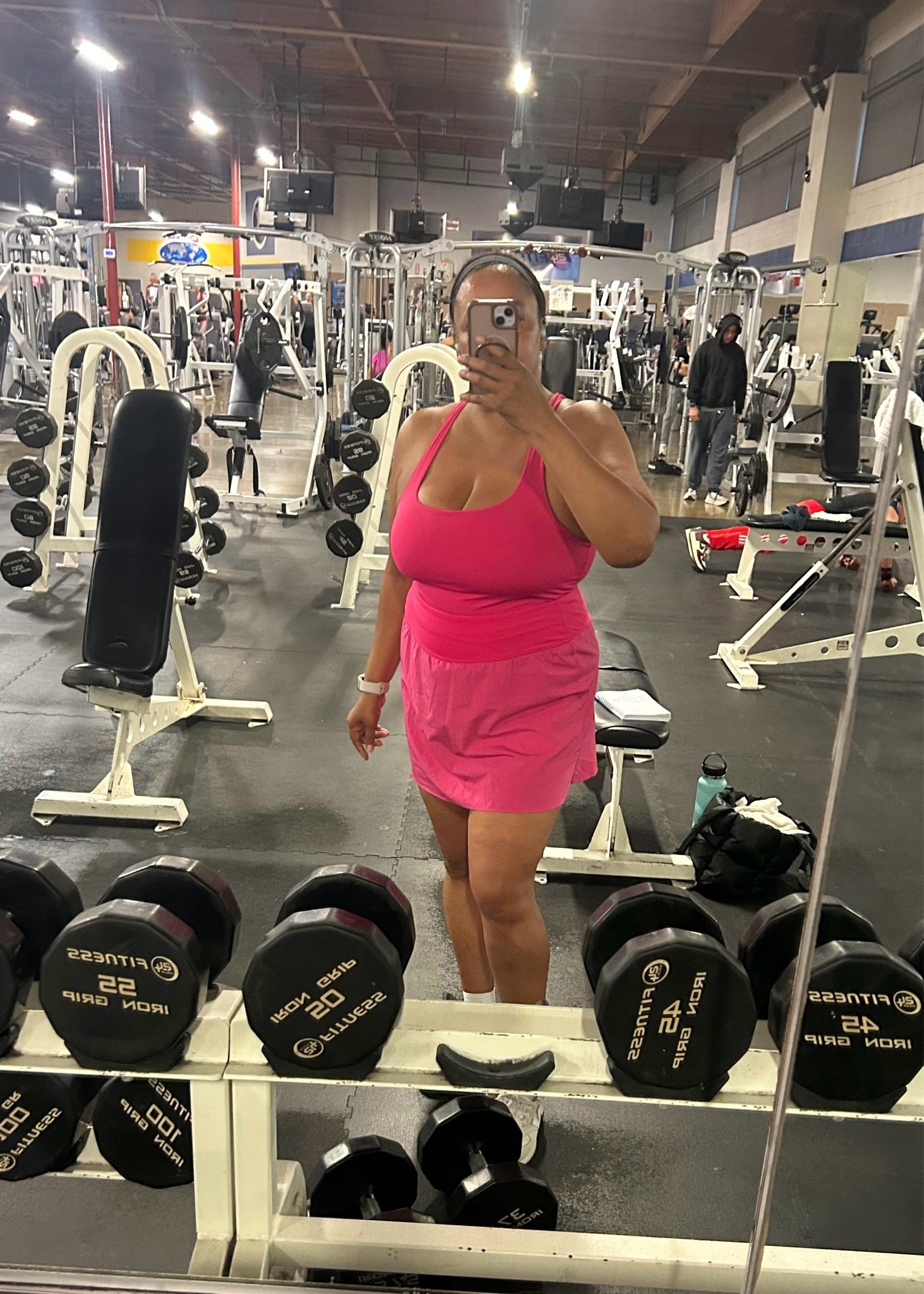 I am locked in 🔐 to get my steps in and lift weights! I think I figured out a system that works - wake up a little earlier than before to get more time in! Let’s go, ladies 💪🏾💥

#LTKOver40 #LTKMidsize #LTKfitnessgoals