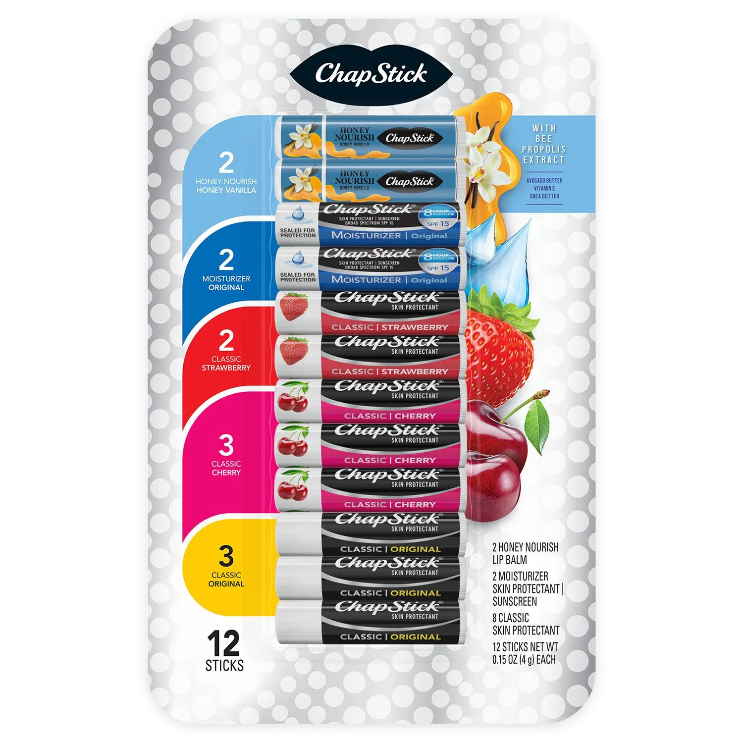 ChapStick Honey Variety Pack, 12 ct. - Samsclub.com | Sam's Club