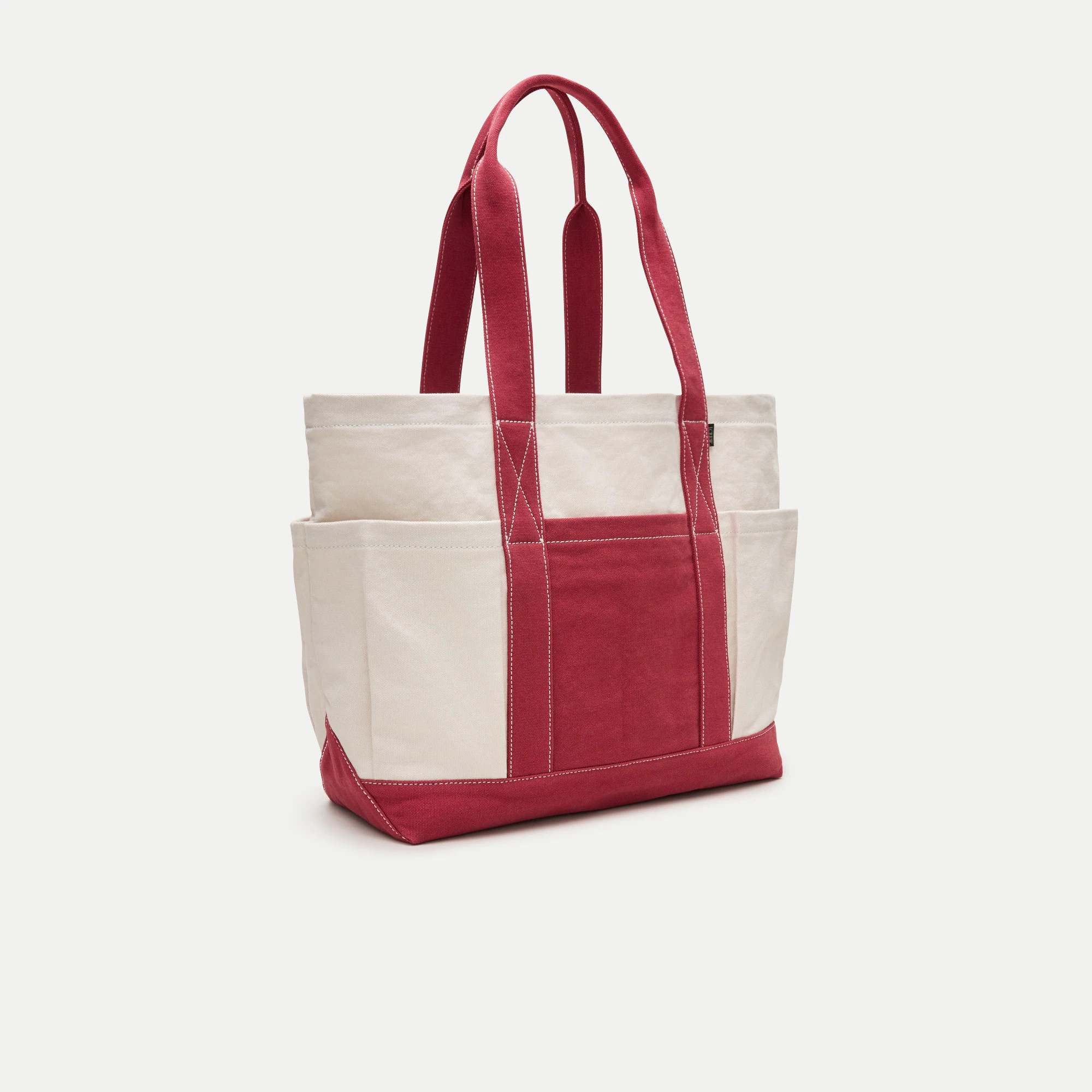 Medium seaport tote bag in washed canvas | J. Crew US