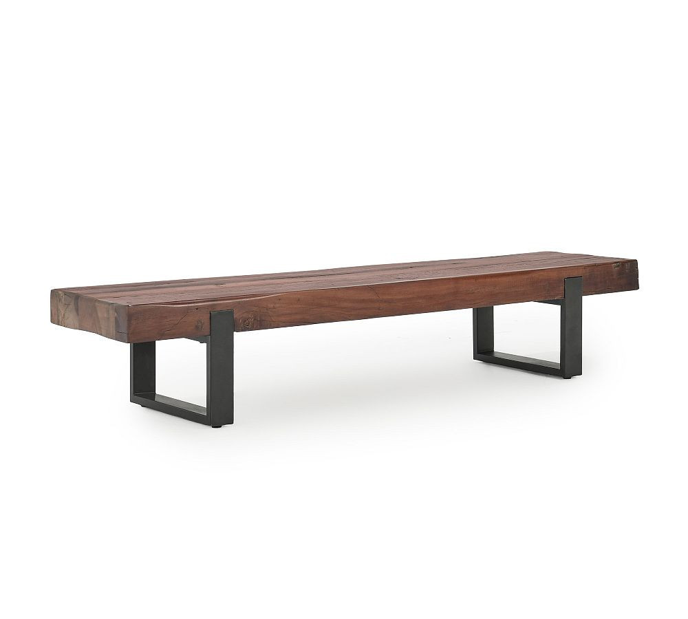 Moira Reclaimed Wood Bench, Rustic | Pottery Barn (US)