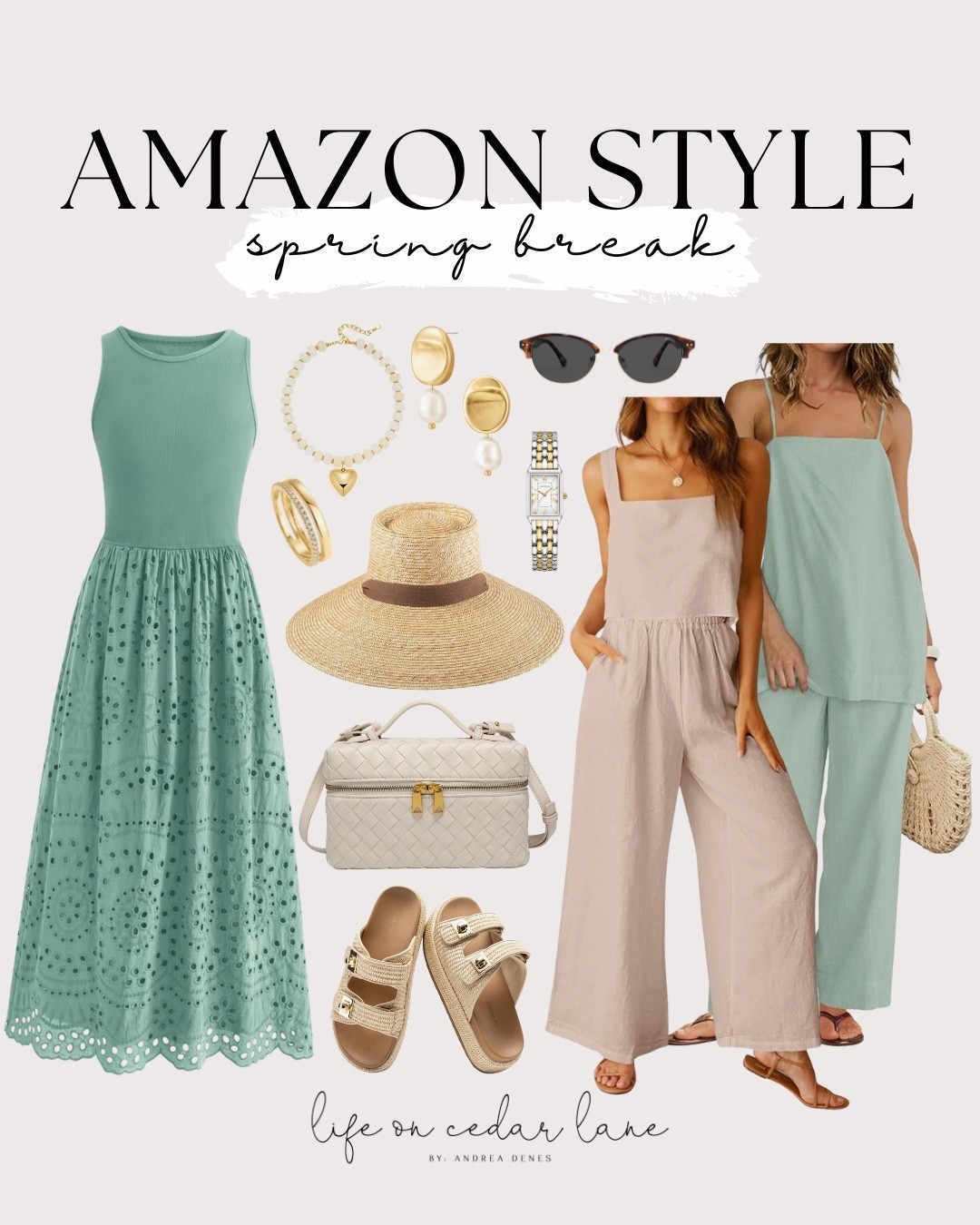 Spring break style made easy with these chic Amazon finds! Perfect for a getaway. #springbreak #amazonstyle

#LTKOver40 #LTKTravel #LTKSaleAlert