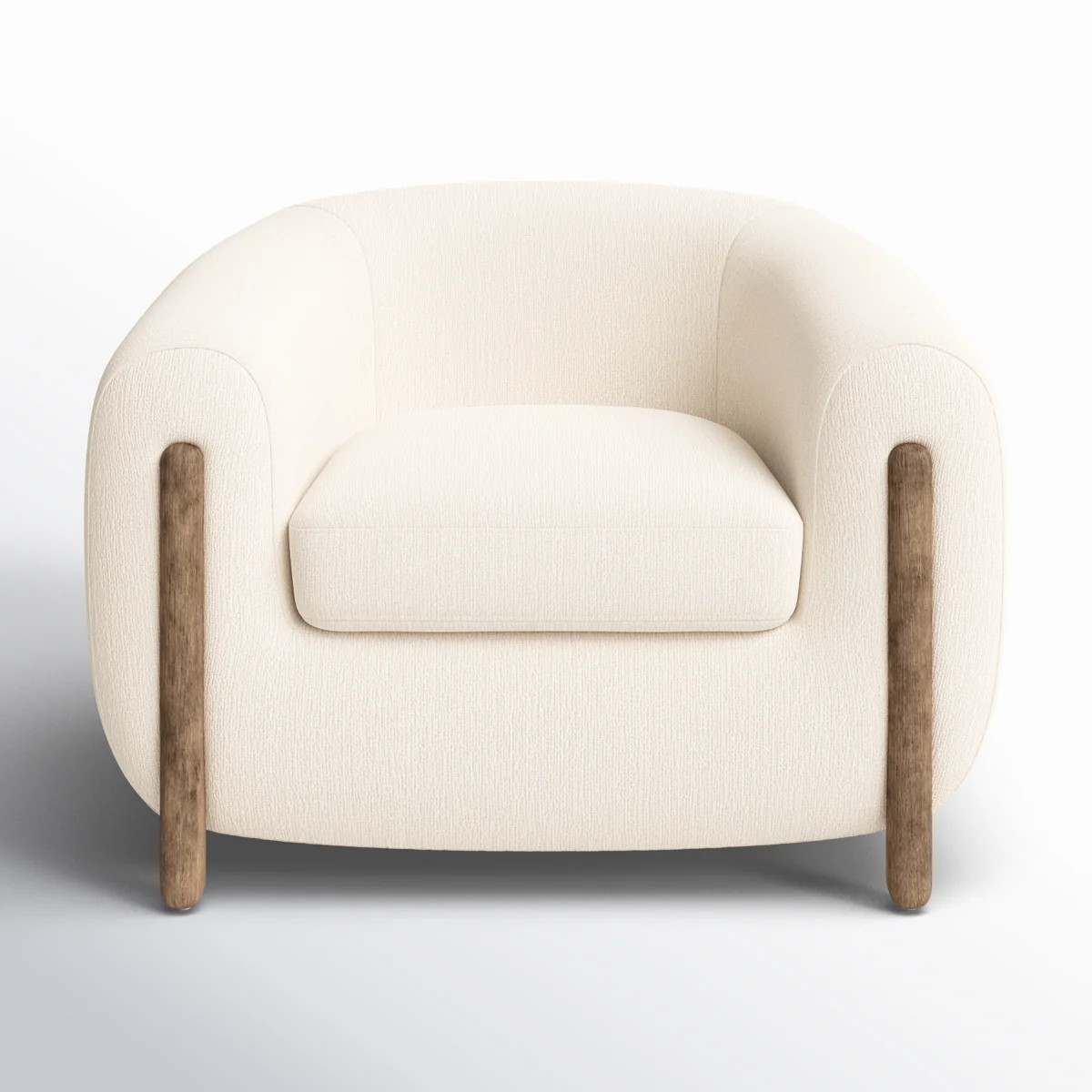 Amaryllis 38" Wide Polyester Barrel Chair | Wayfair North America