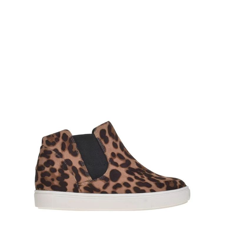 Time and Tru Women's Wedge Bootie Sneakers, Wide Width Available | Walmart (US)